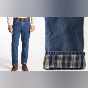 Carthartt Mens Sz 42x30 Relaxed Fit Lined Pants Zip Up Riding Wear Outdoor...